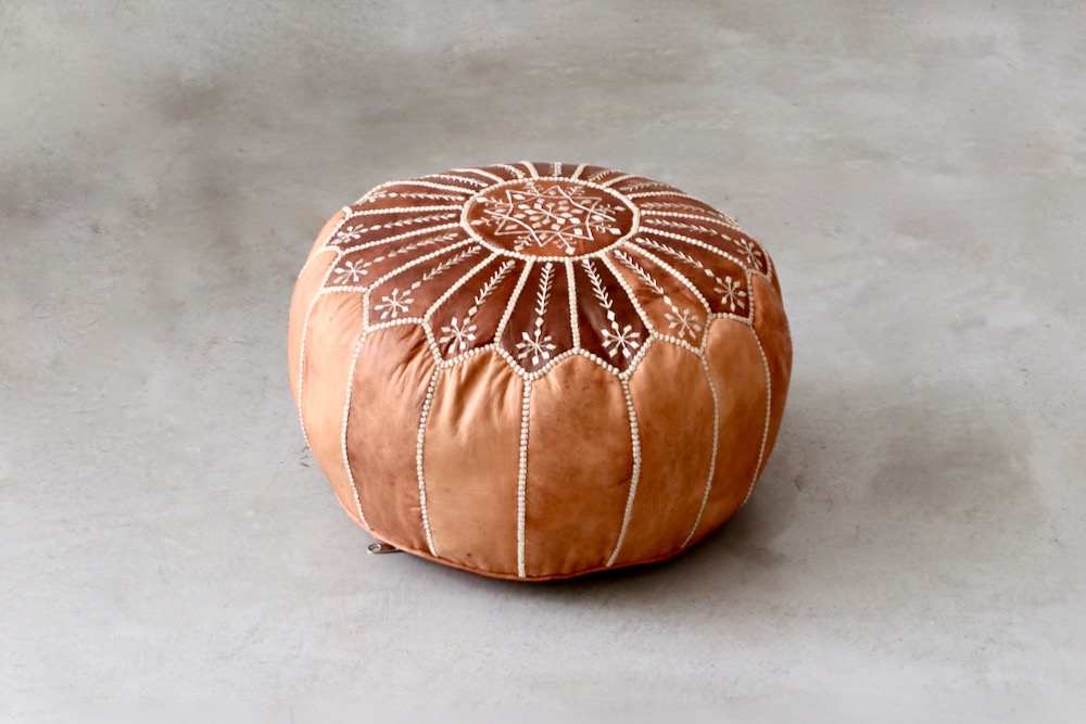 LIGHT YEARS(�饤�� ���䡼��)"POUF(�ץ�) / NATURAL Leather"