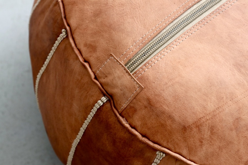 LIGHT YEARS(�饤�� ���䡼��)"POUF(�ץ�) / NATURAL Leather"