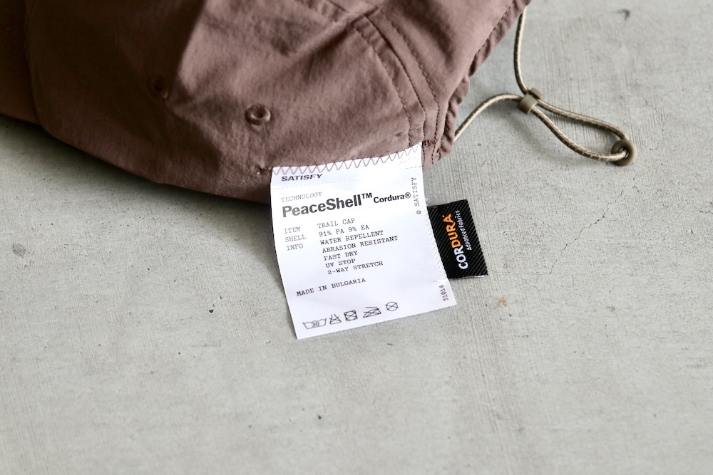 ��9.29 Release��SATISFY(���ƥ����ե���) "PeaceShell Cordura Trail Cap"