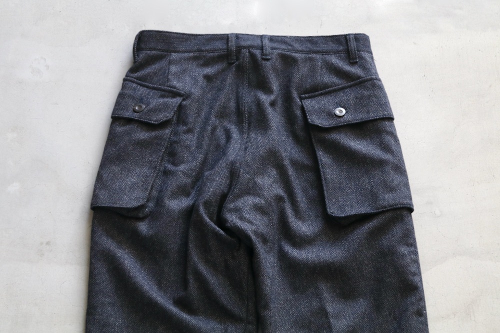 itten. (���åƥ�) "itten 23 Old Style Cargo Trousers -Wool Herringbone-"