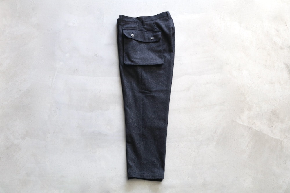 itten. (���åƥ�) "itten 23 Old Style Cargo Trousers -Wool Herringbone-"