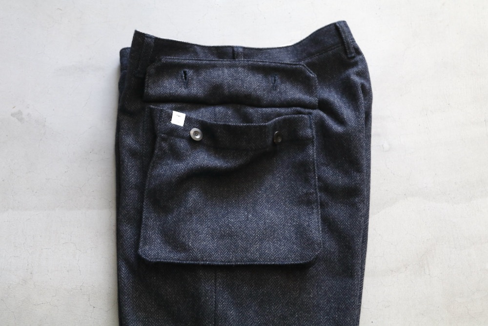 itten. (���åƥ�) "itten 23 Old Style Cargo Trousers -Wool Herringbone-"