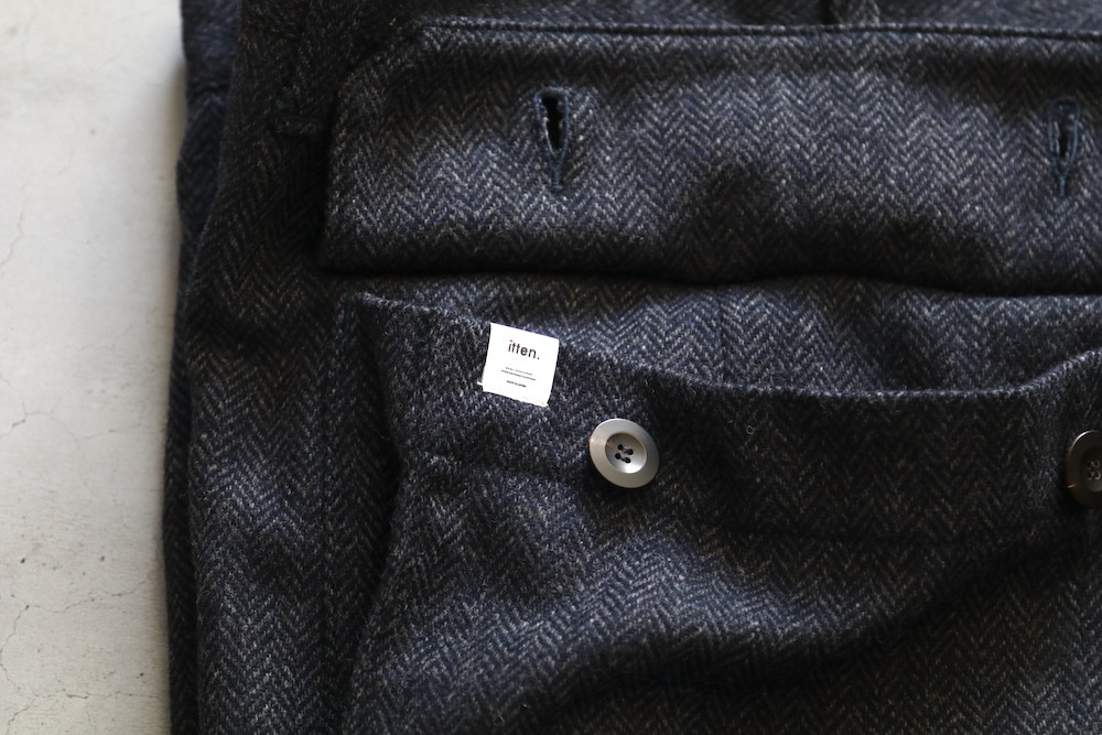 itten. (���åƥ�) "itten 23 Old Style Cargo Trousers -Wool Herringbone-"