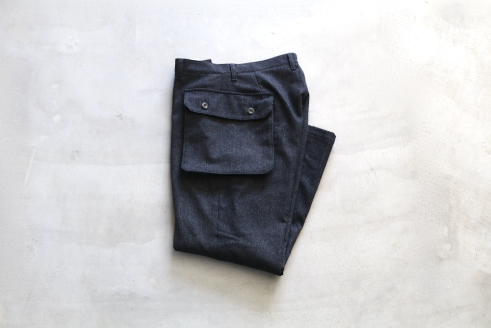 itten. (���åƥ�) "itten 23 Old Style Cargo Trousers -Wool Herringbone-"