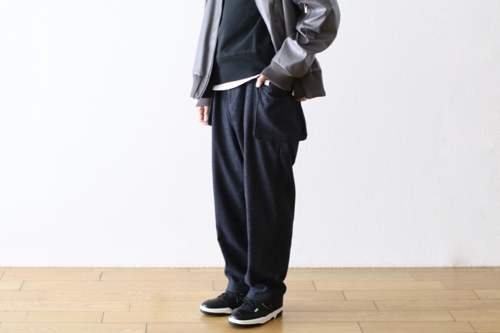 itten. (���åƥ�) "itten 23 Old Style Cargo Trousers -Wool Herringbone-"