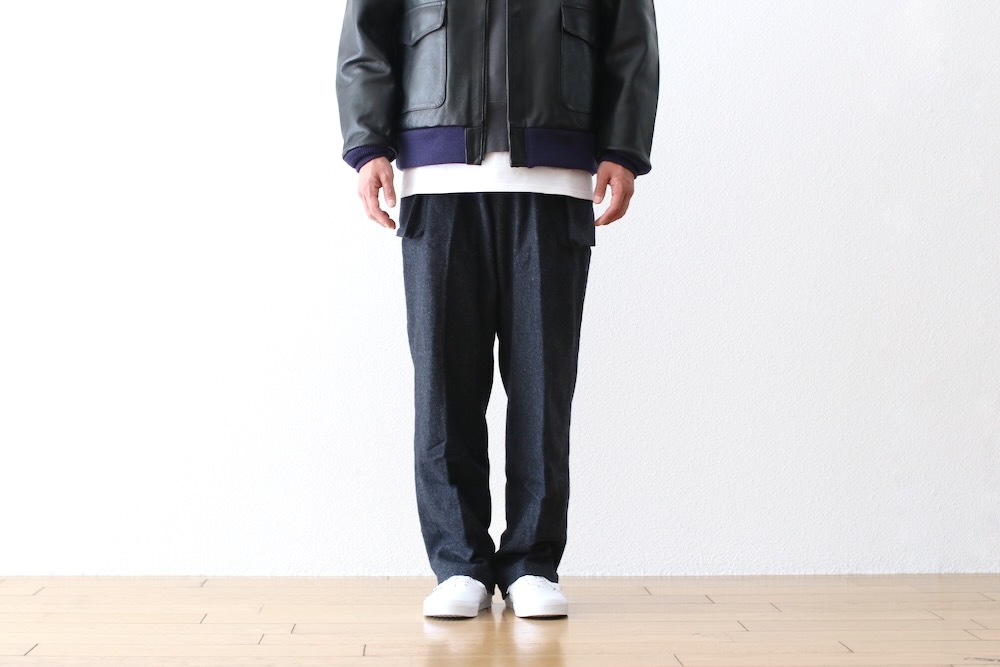 itten. (���åƥ�) "itten 23 Old Style Cargo Trousers -Wool Herringbone-"