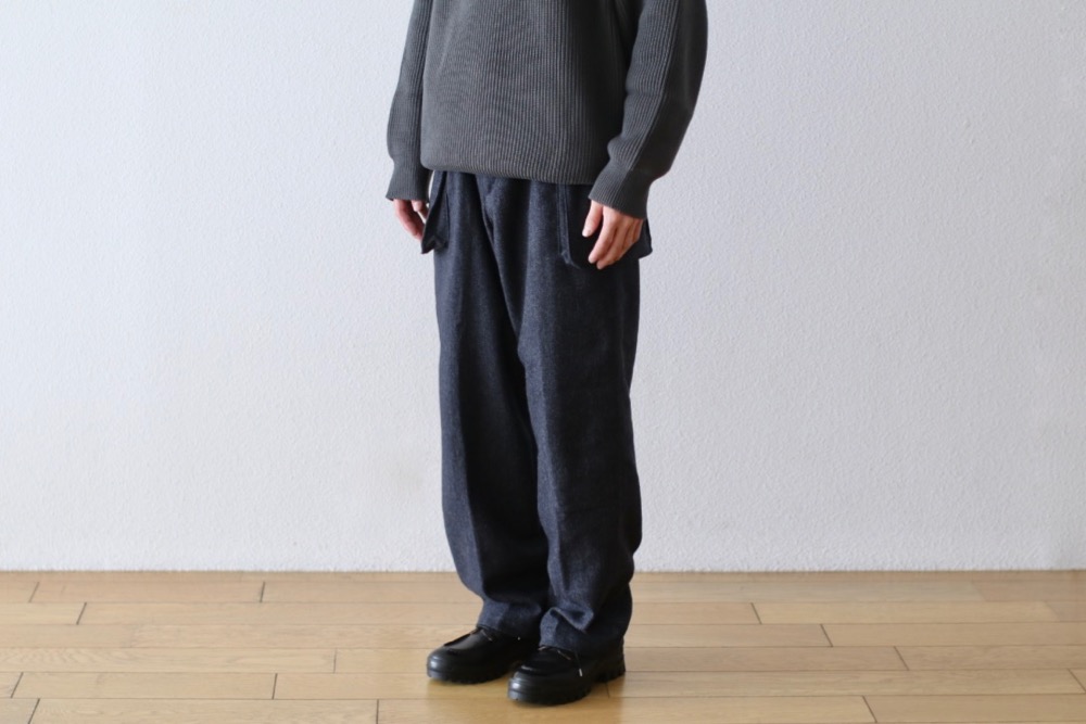 itten. (���åƥ�) "itten 23 Old Style Cargo Trousers -Wool Herringbone-"