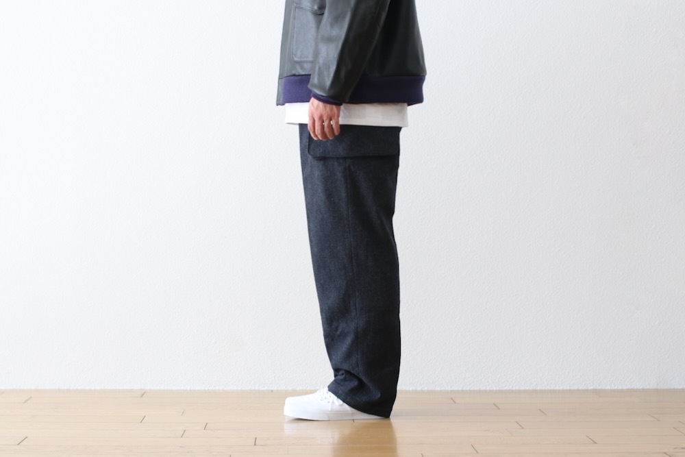 itten. (���åƥ�) "itten 23 Old Style Cargo Trousers -Wool Herringbone-"