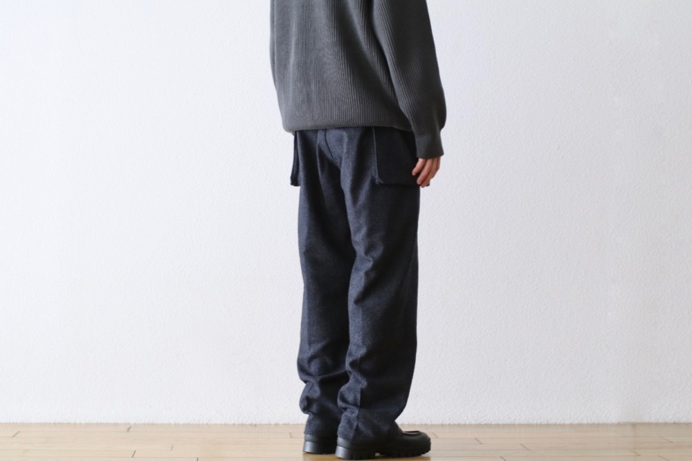 itten. (���åƥ�) "itten 23 Old Style Cargo Trousers -Wool Herringbone-"