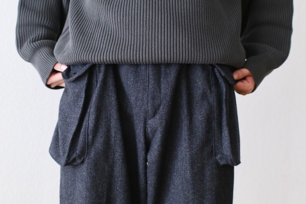 itten. (���åƥ�) "itten 23 Old Style Cargo Trousers -Wool Herringbone-"
