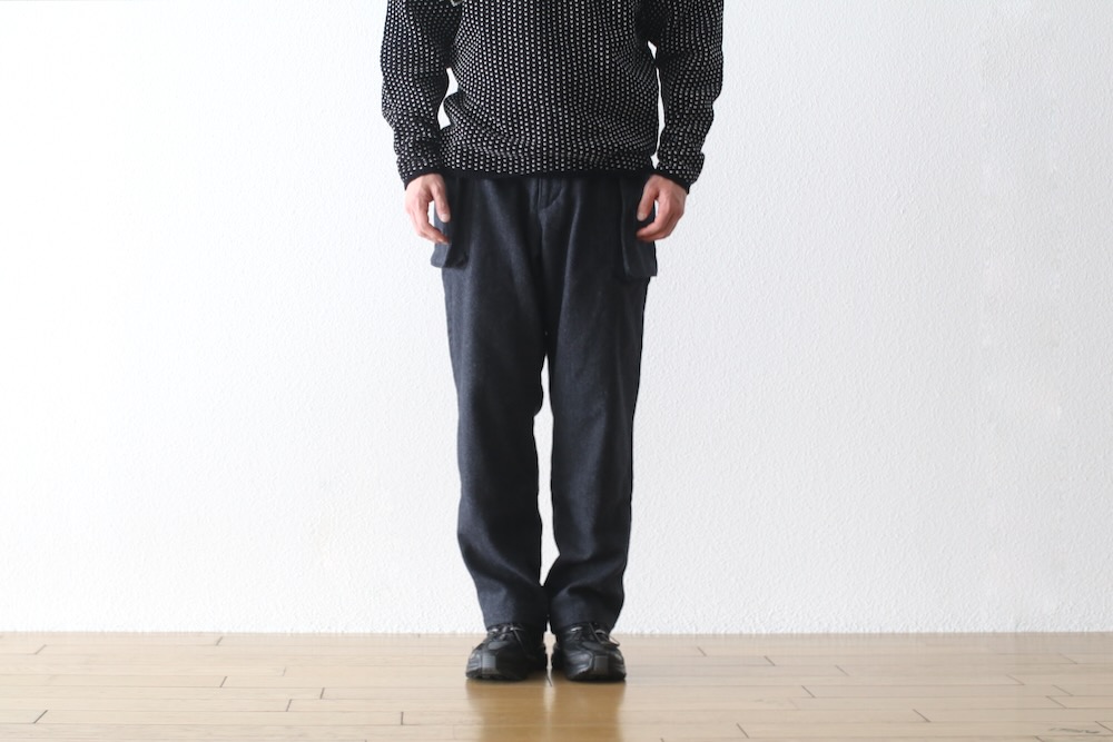 itten. (���åƥ�) "itten 23 Old Style Cargo Trousers -Wool Herringbone-"