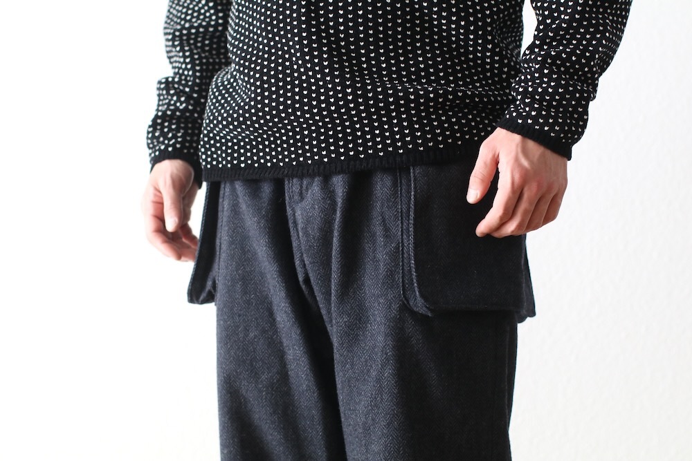 itten. (���åƥ�) "itten 23 Old Style Cargo Trousers -Wool Herringbone-"