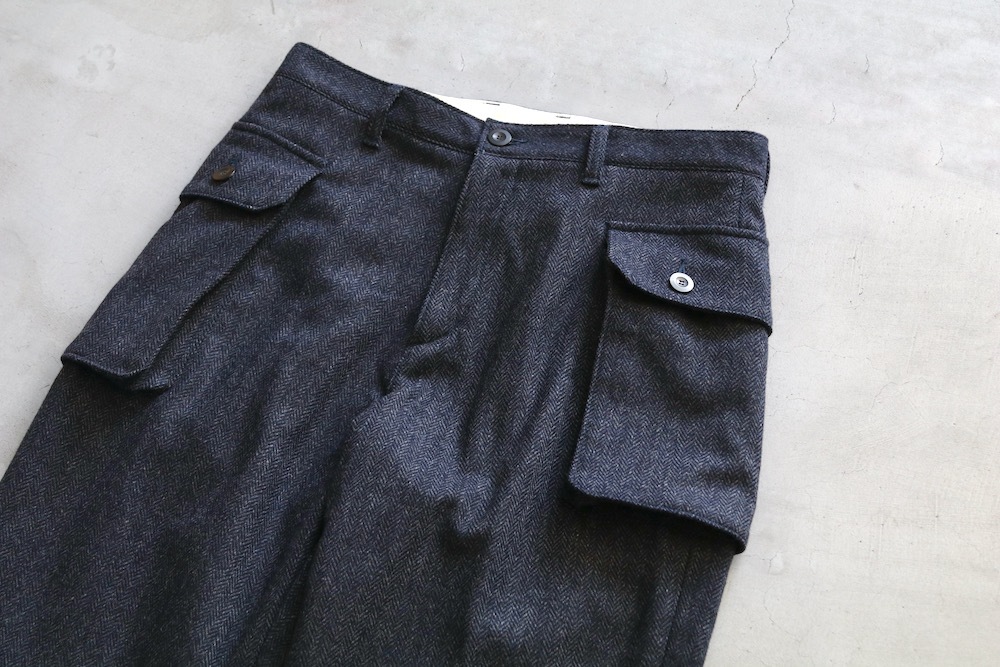 itten. (���åƥ�) "itten 23 Old Style Cargo Trousers -Wool Herringbone-"
