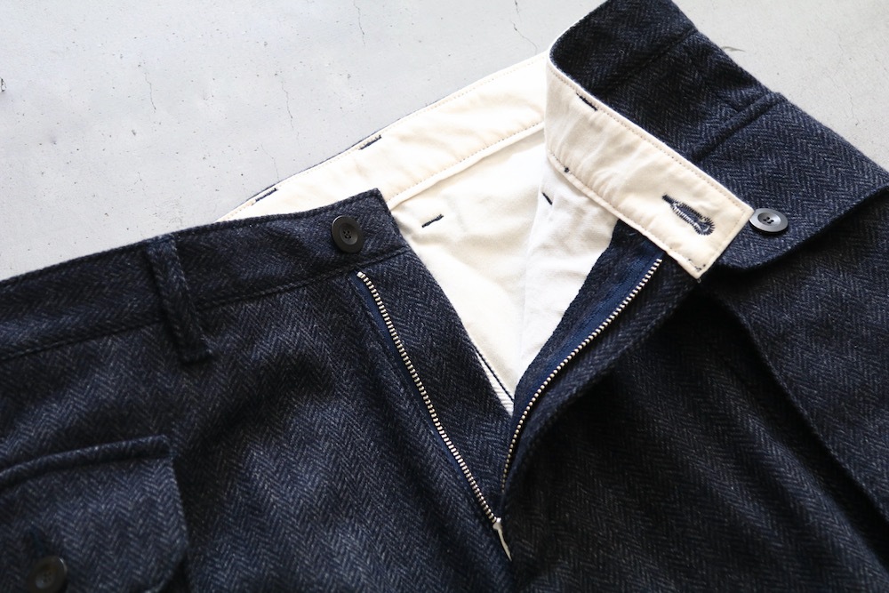 itten. (���åƥ�) "itten 23 Old Style Cargo Trousers -Wool Herringbone-"