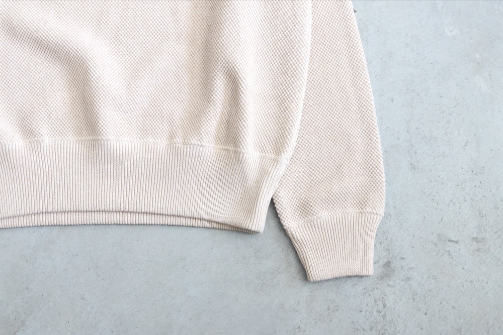 別注 25ss crepuscule Vネックリネンプルオーバーニット O代官山