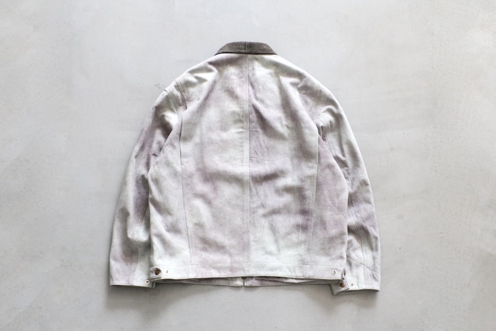 SEVEN BY SEVEN (֥Х֥) "LEATHER DETROIT JACKET - Goat suede Antique finish -"