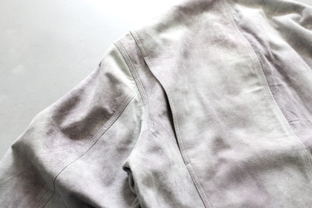 SEVEN BY SEVEN (֥Х֥) "LEATHER DETROIT JACKET - Goat suede Antique finish -"