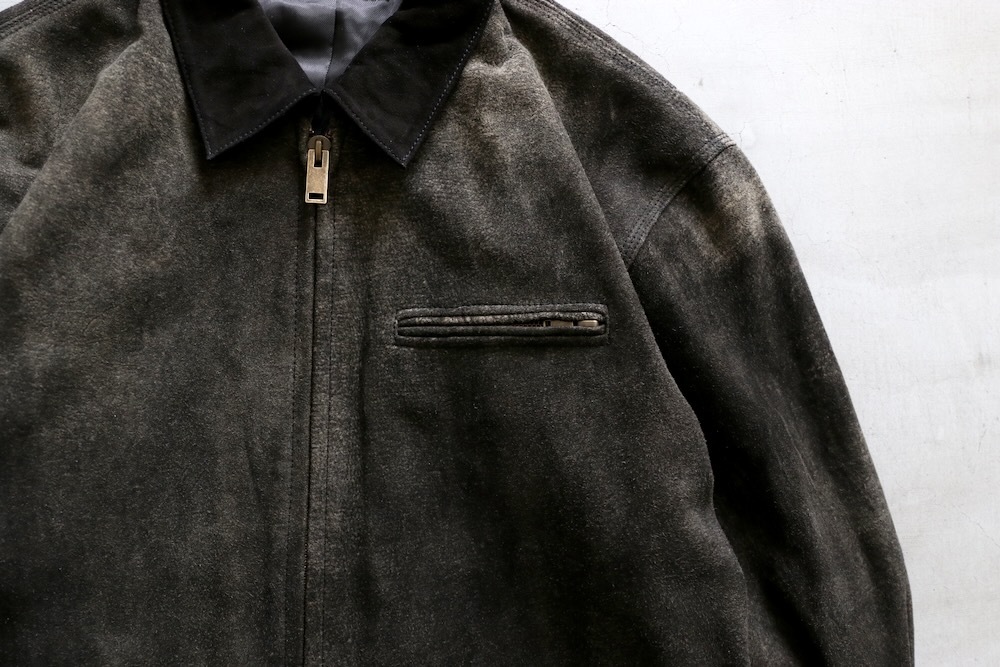 SEVEN BY SEVEN (֥Х֥) "LEATHER DETROIT JACKET - Goat suede Antique finish -"