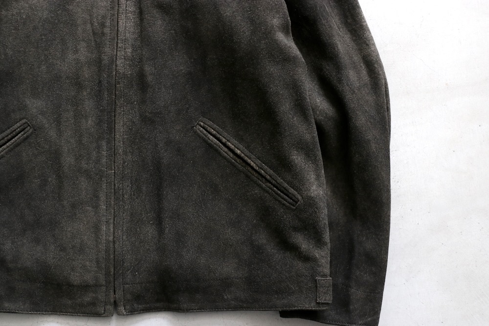 SEVEN BY SEVEN (֥Х֥) "LEATHER DETROIT JACKET - Goat suede Antique finish -"