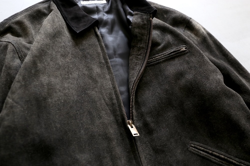 SEVEN BY SEVEN (֥Х֥) "LEATHER DETROIT JACKET - Goat suede Antique finish -"