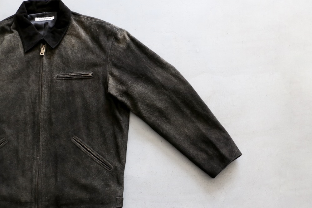 SEVEN BY SEVEN (֥Х֥) "LEATHER DETROIT JACKET - Goat suede Antique finish -"