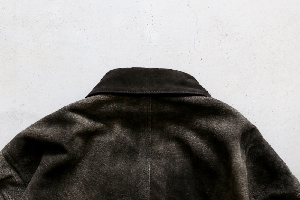 SEVEN BY SEVEN (֥Х֥) "LEATHER DETROIT JACKET - Goat suede Antique finish -"