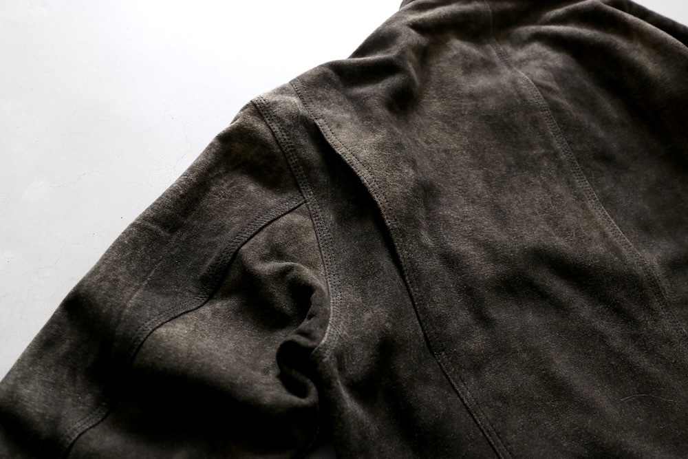 SEVEN BY SEVEN (֥Х֥) "LEATHER DETROIT JACKET - Goat suede Antique finish -"