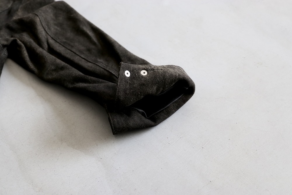 SEVEN BY SEVEN (֥Х֥) "LEATHER DETROIT JACKET - Goat suede Antique finish -"