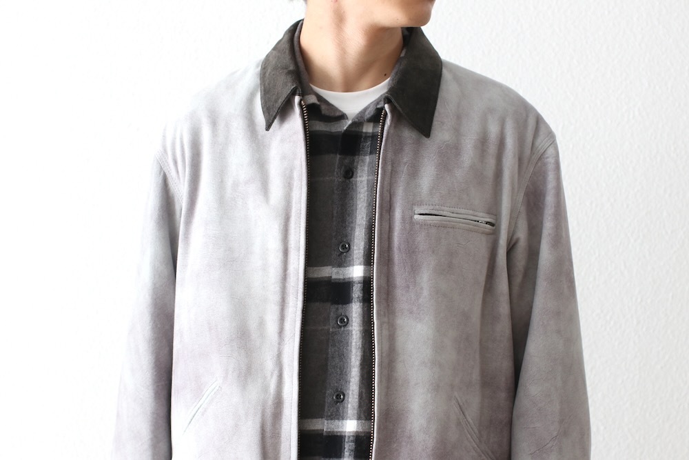 SEVEN BY SEVEN (֥Х֥) "LEATHER DETROIT JACKET - Goat suede Antique finish -"