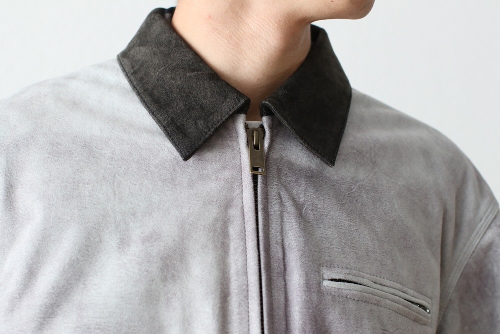 SEVEN BY SEVEN (֥Х֥) "LEATHER DETROIT JACKET - Goat suede Antique finish -"