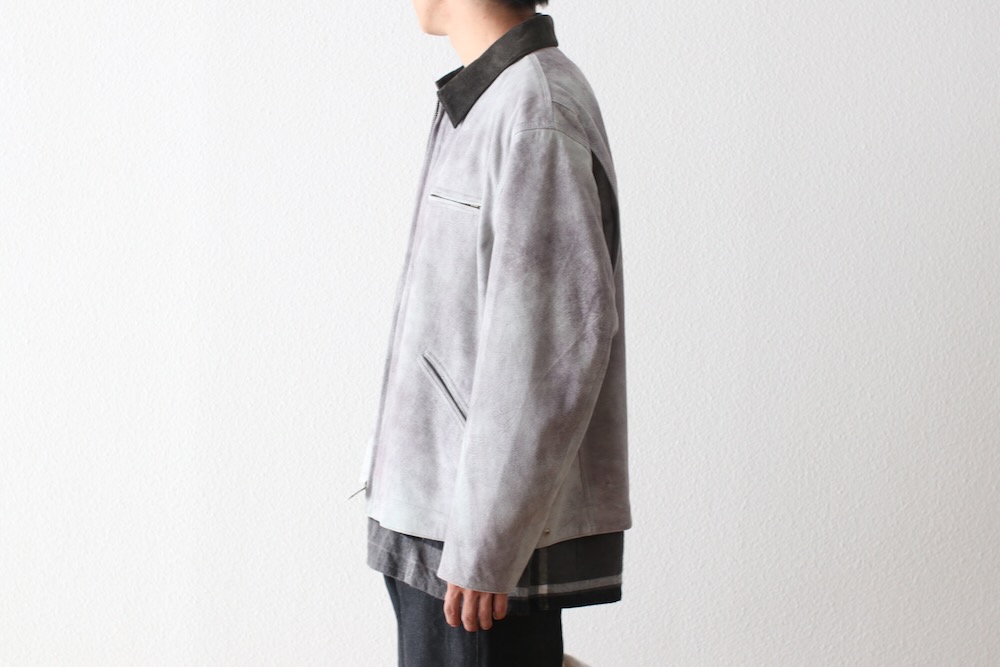 SEVEN BY SEVEN (֥Х֥) "LEATHER DETROIT JACKET - Goat suede Antique finish -"