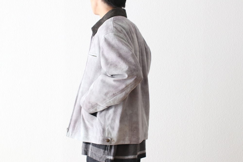 SEVEN BY SEVEN (֥Х֥) "LEATHER DETROIT JACKET - Goat suede Antique finish -"