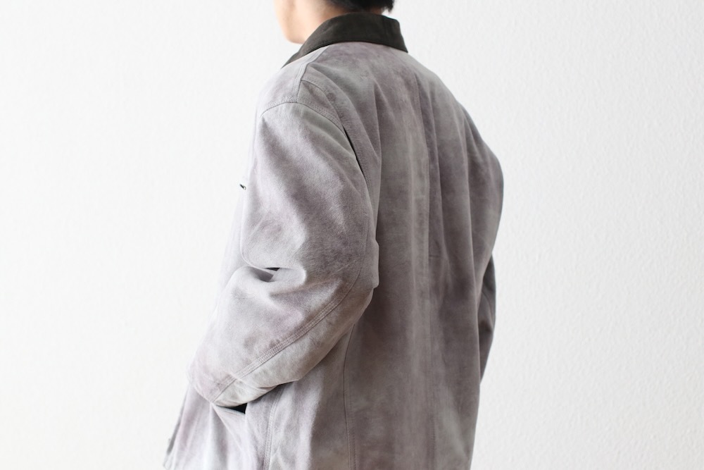 SEVEN BY SEVEN (֥Х֥) "LEATHER DETROIT JACKET - Goat suede Antique finish -"