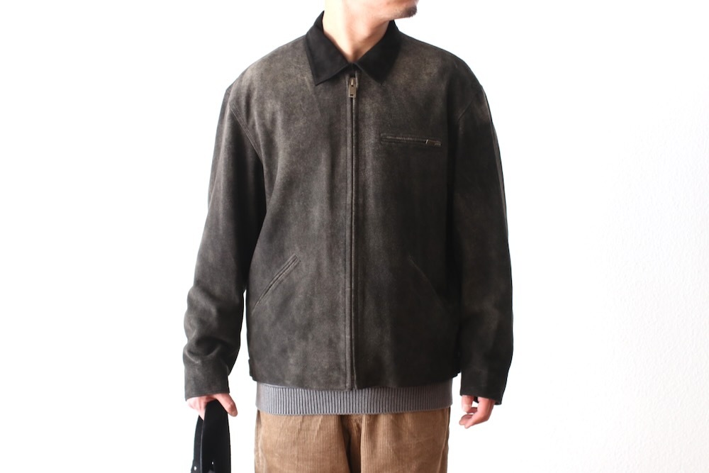 SEVEN BY SEVEN (���֥�Х����֥�) "LEATHER DETROIT JACKET - Goat suede Antique finish -"