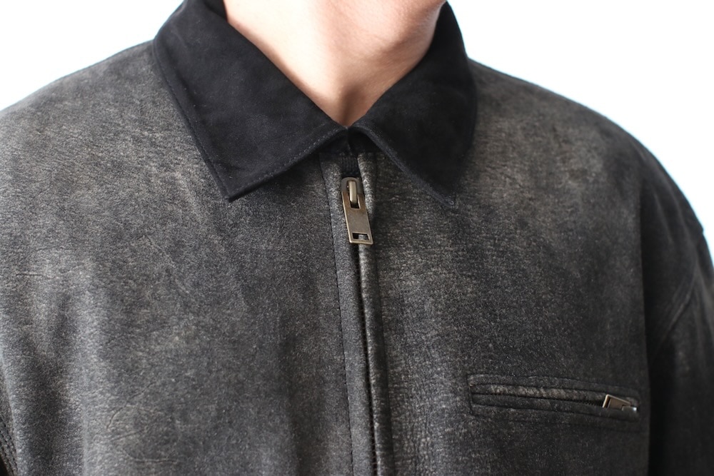 SEVEN BY SEVEN (���֥�Х����֥�) "LEATHER DETROIT JACKET - Goat suede Antique finish -"