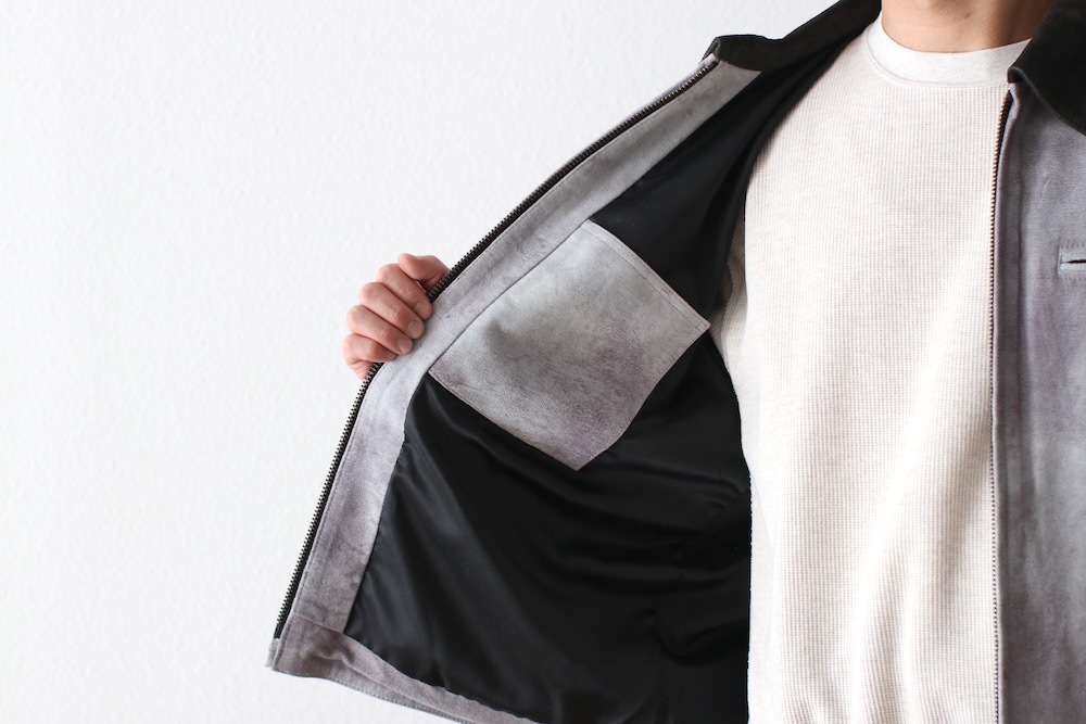 SEVEN BY SEVEN (���֥�Х����֥�) "LEATHER DETROIT JACKET - Goat suede Antique finish -"