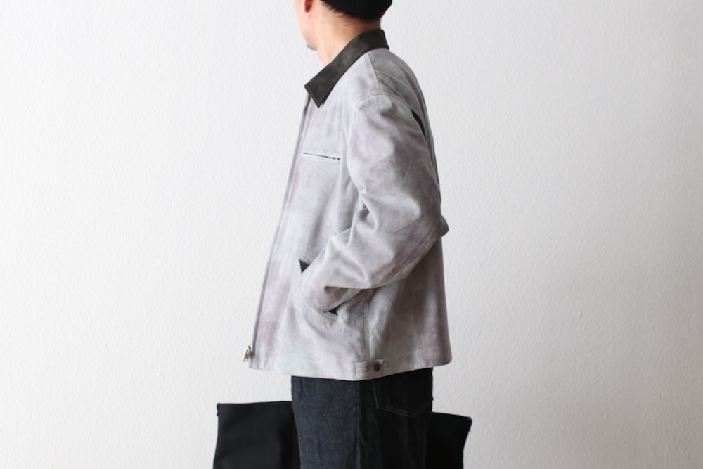 SEVEN BY SEVEN (���֥�Х����֥�) "LEATHER DETROIT JACKET - Goat suede Antique finish -"