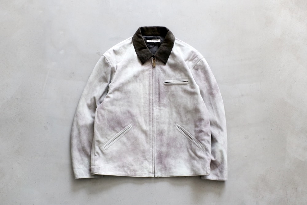 SEVEN BY SEVEN (֥Х֥) "LEATHER DETROIT JACKET - Goat suede Antique finish -"