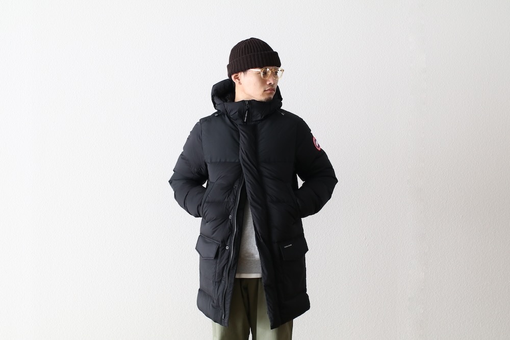 美品カナダグース　アームストロング　S CANADA GOOSE〉ARMSTRONG HOODY 全サイズ着比べ｜ビームス 新