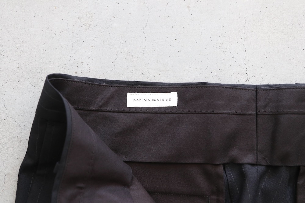 KAPTAIN SUNSHINE(����ץƥ󥵥󥷥㥤��) "Shadow Stripe Toro. Shoecut Slacks"