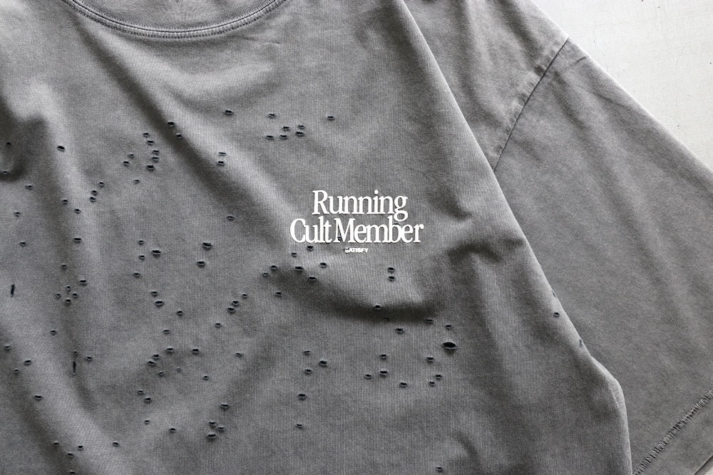 SATISFY サティスファイ メンズ ダメージ Tシャツ グレー系 楽天市場】SATISFY サティスファイ Tシャツ 半袖 ストリート