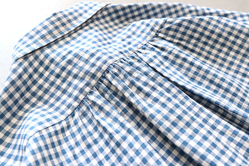 Porter Classic(�ݡ��������饷�å�) "ROLL UP LINEN GINGHAM CHECK SHIRT"