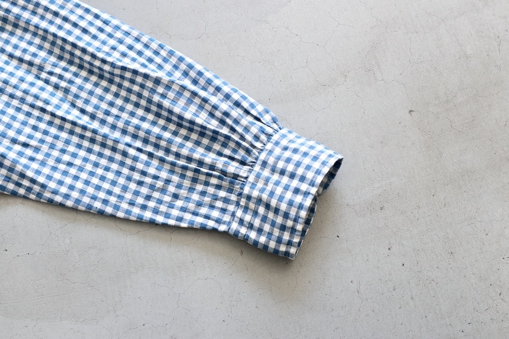 Porter Classic(�ݡ��������饷�å�) "ROLL UP LINEN GINGHAM CHECK SHIRT"