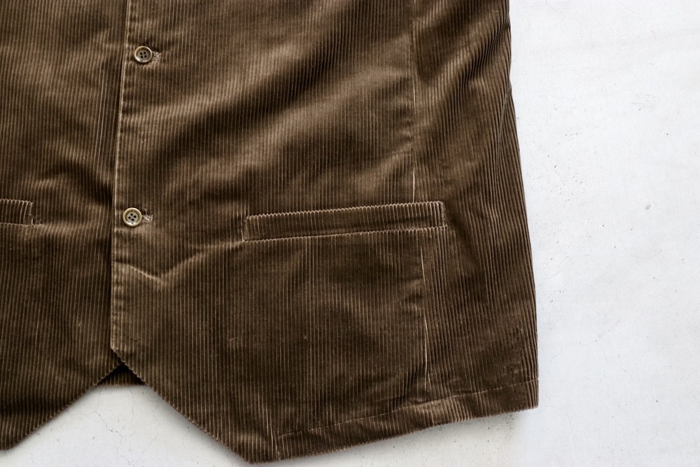 ��WOMEN'S��TOUJOURS�ʥȥ����塼�ˡ�Oversize Vest -COTTON WIDE WALE CORDUROY CLOTH-��