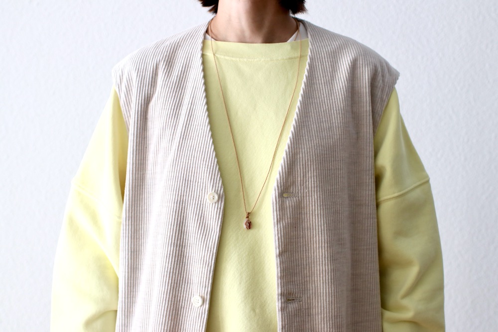 ��WOMEN'S��TOUJOURS�ʥȥ����塼�ˡ�Oversize Vest -COTTON WIDE WALE CORDUROY CLOTH-��