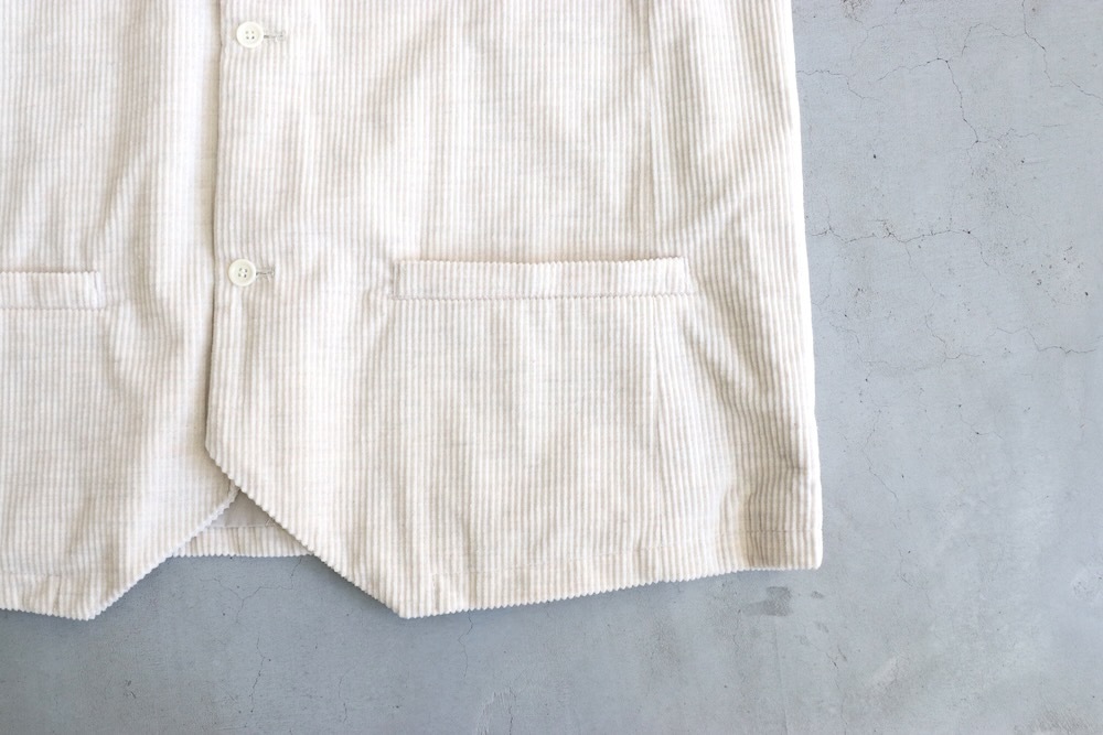 ��WOMEN'S��TOUJOURS�ʥȥ����塼�ˡ�Oversize Vest -COTTON WIDE WALE CORDUROY CLOTH-��