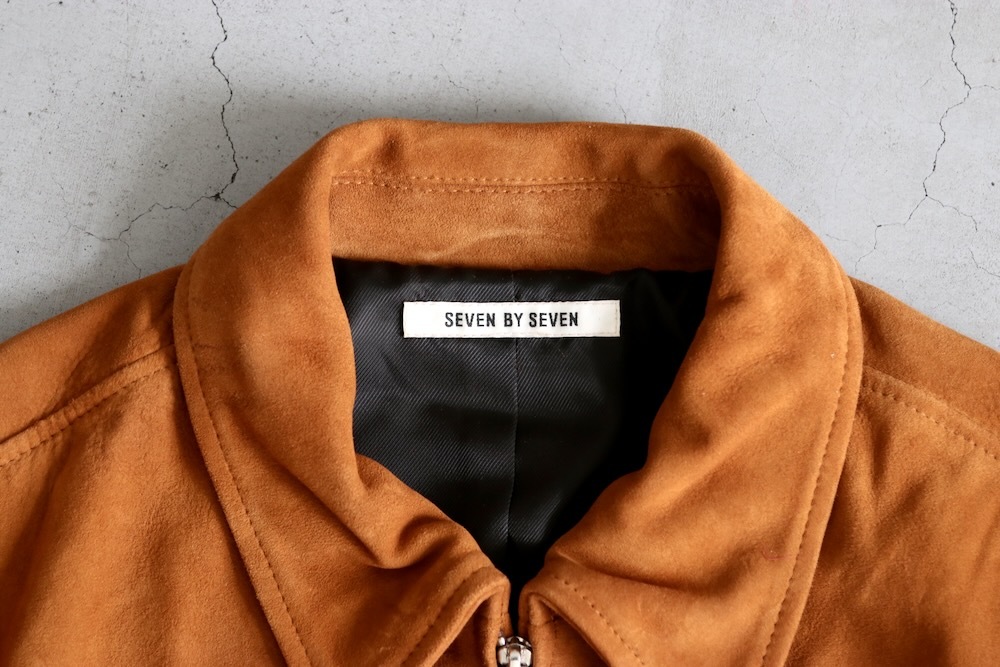 SEVEN BY SEVEN (֥Х֥) "SUEDE LEATHER RIDERS JACKET - Cashmere finish -"
