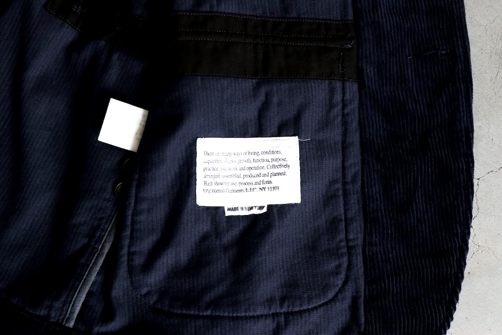 Engineered Garments (���󥸥˥����ɥ�������) "Loiter Jacket - 8W Corduroy"