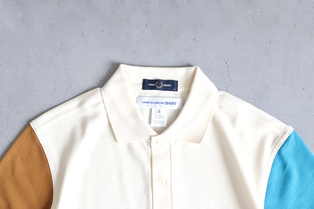 COMME des GARÇONS SHIRT × フレッドペリー マフラー piecelife_c6133