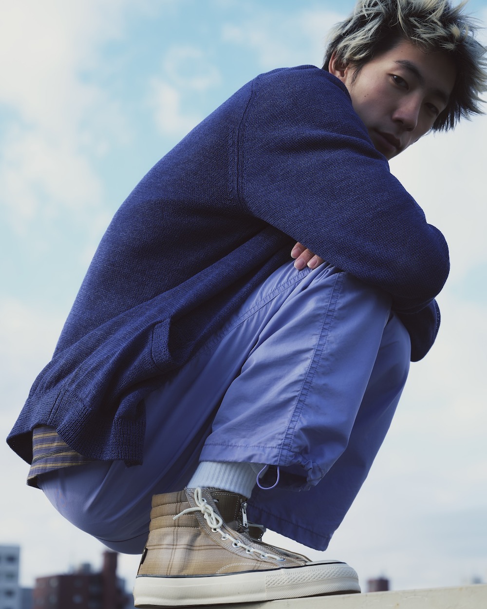 ��7.11 11:00 Release / limited��nonnative �� Gramicci (�Υ�ͥ��ƥ��� �� ����ߥ�) "WALKER ST EASY PANTS C/N GABARDINE PIGMENT DYE"